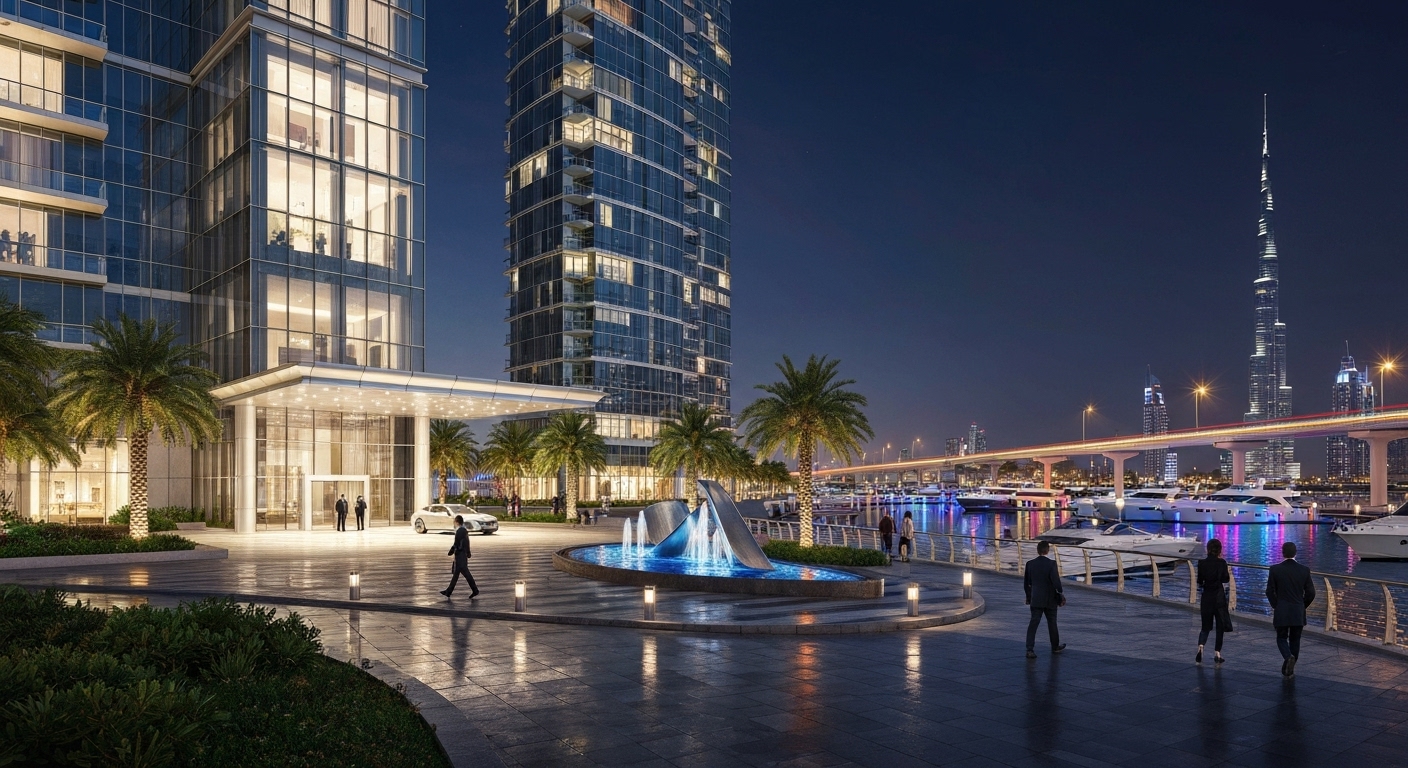 high-rise apartments in Dubai Marina