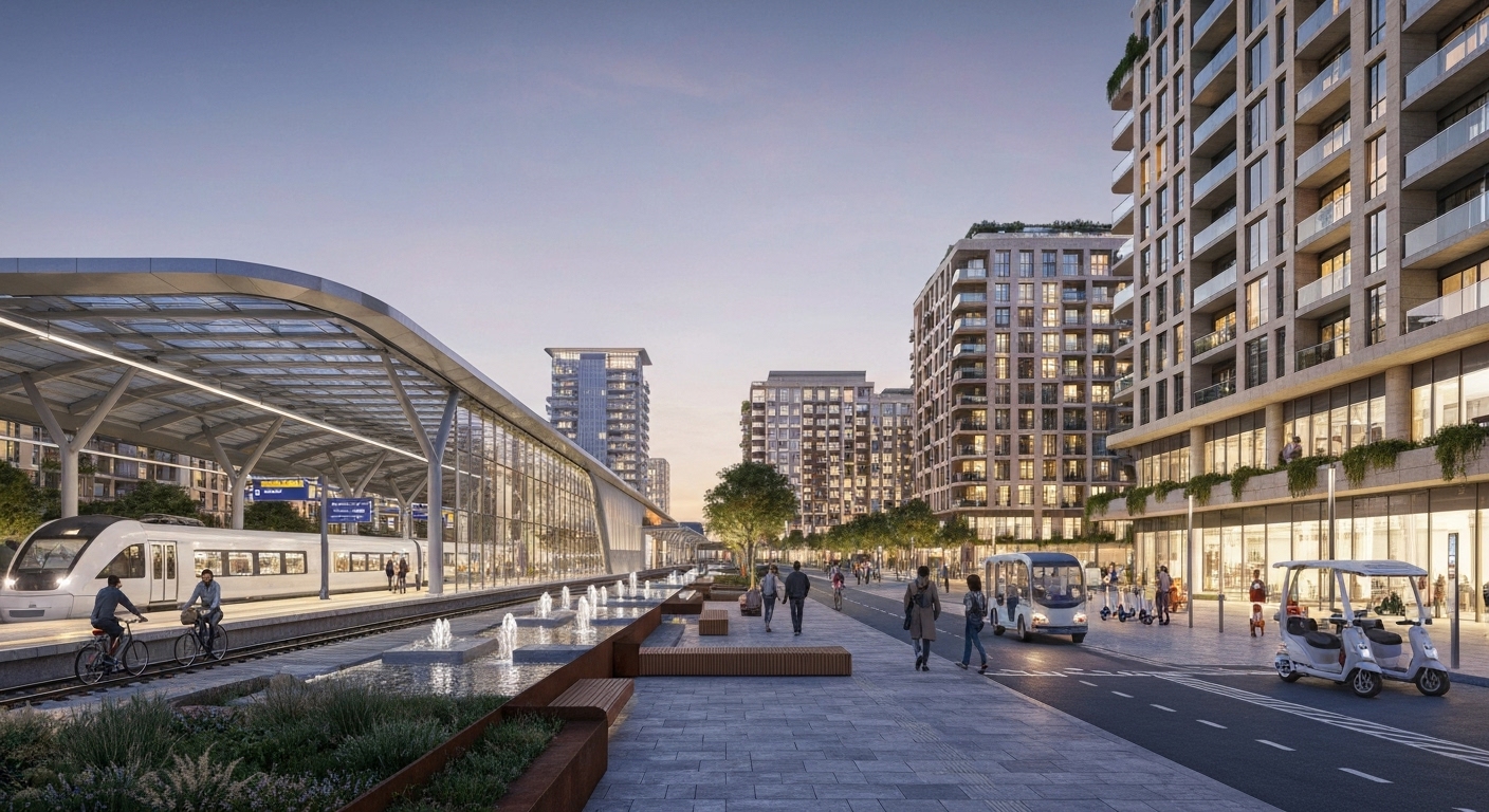 Etihad Rail property hotspots across the UAE