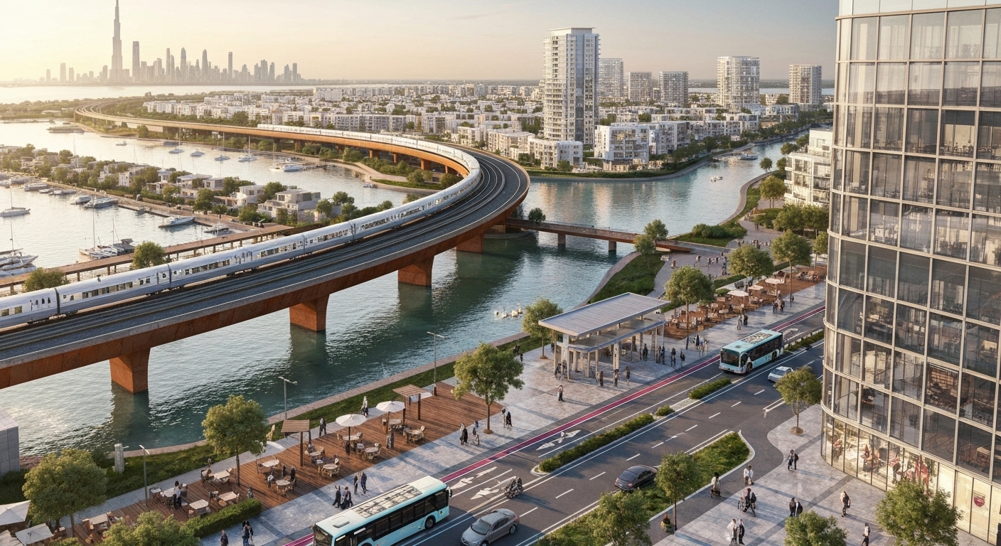 Etihad Rail property hotspots in Dubai