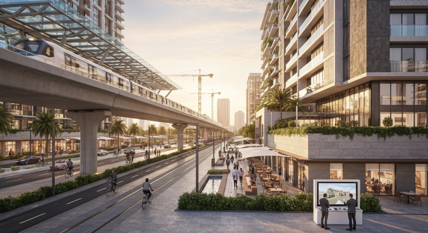 metro-connected Dubai