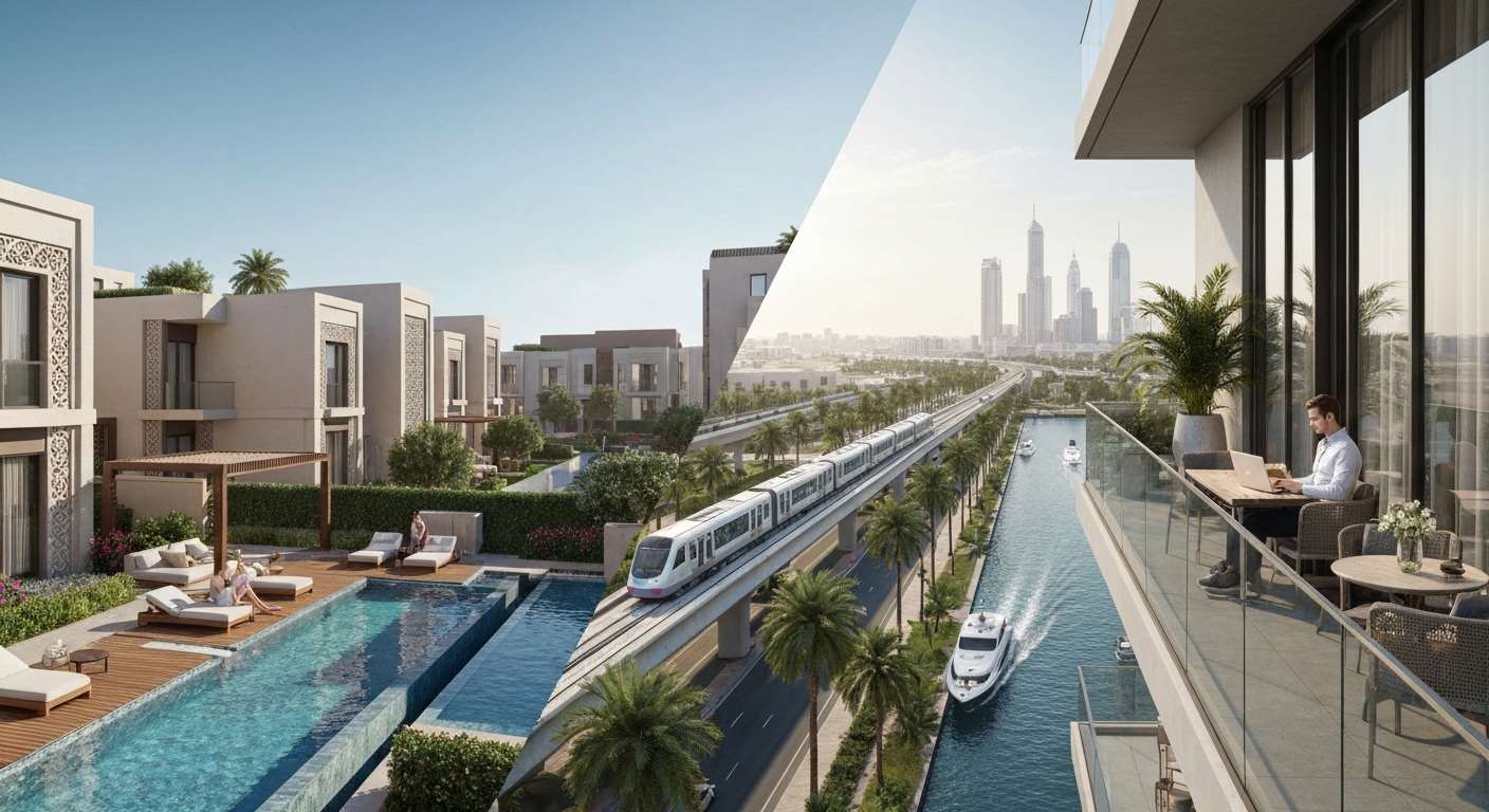 buying villas vs apartments in Dubai