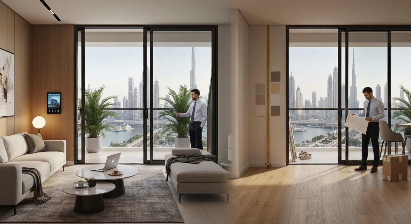 furnished vs unfurnished apartments in Dubai