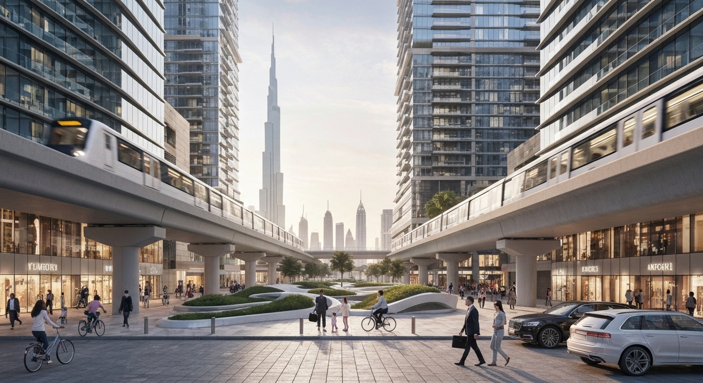 new Dubai Metro Blue Line