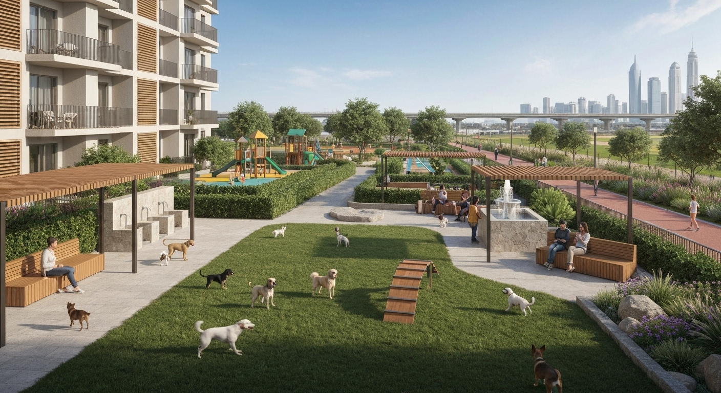 pet-friendly apartments in Dubai with green spaces