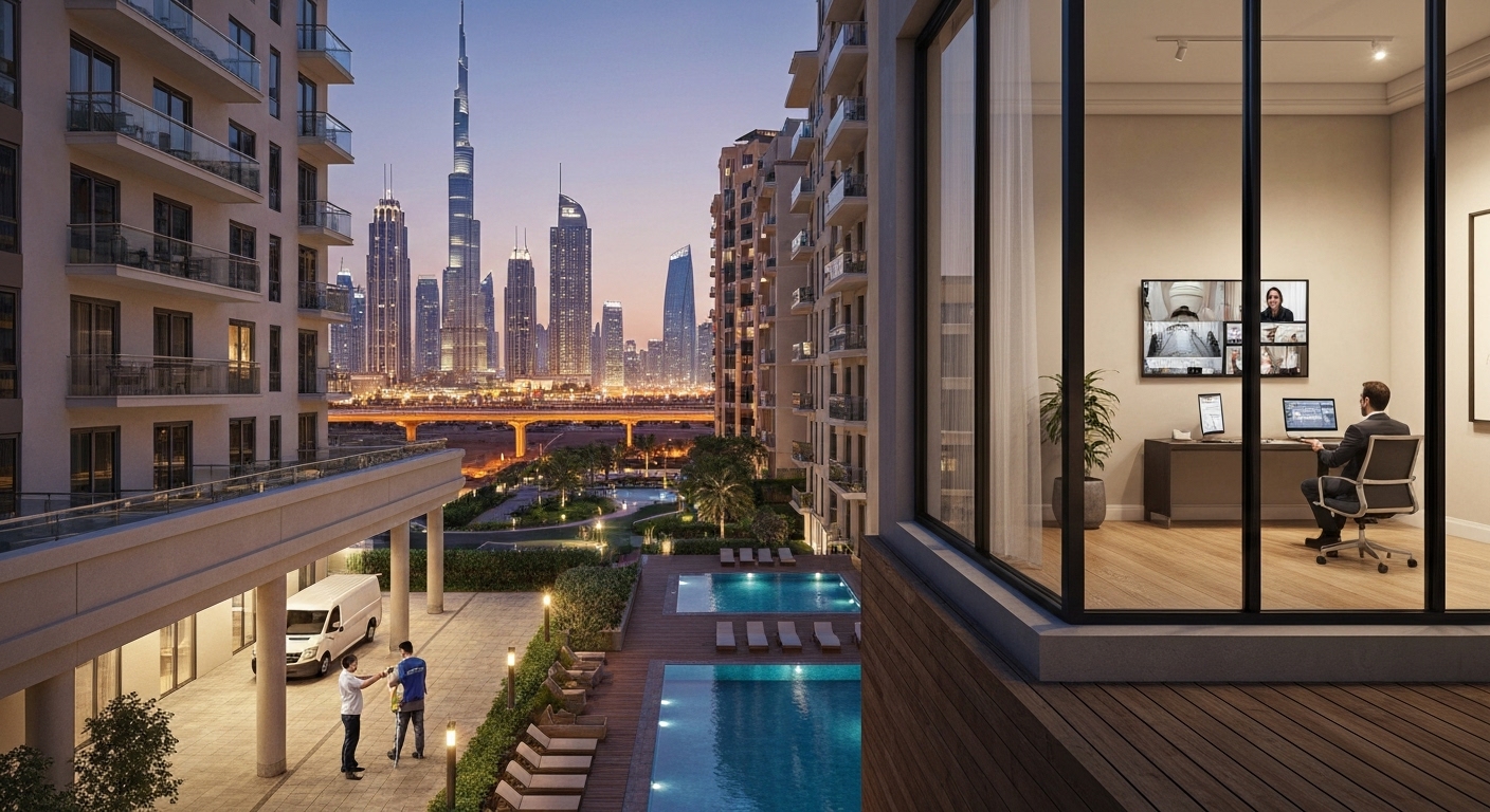 Dubai property remotely