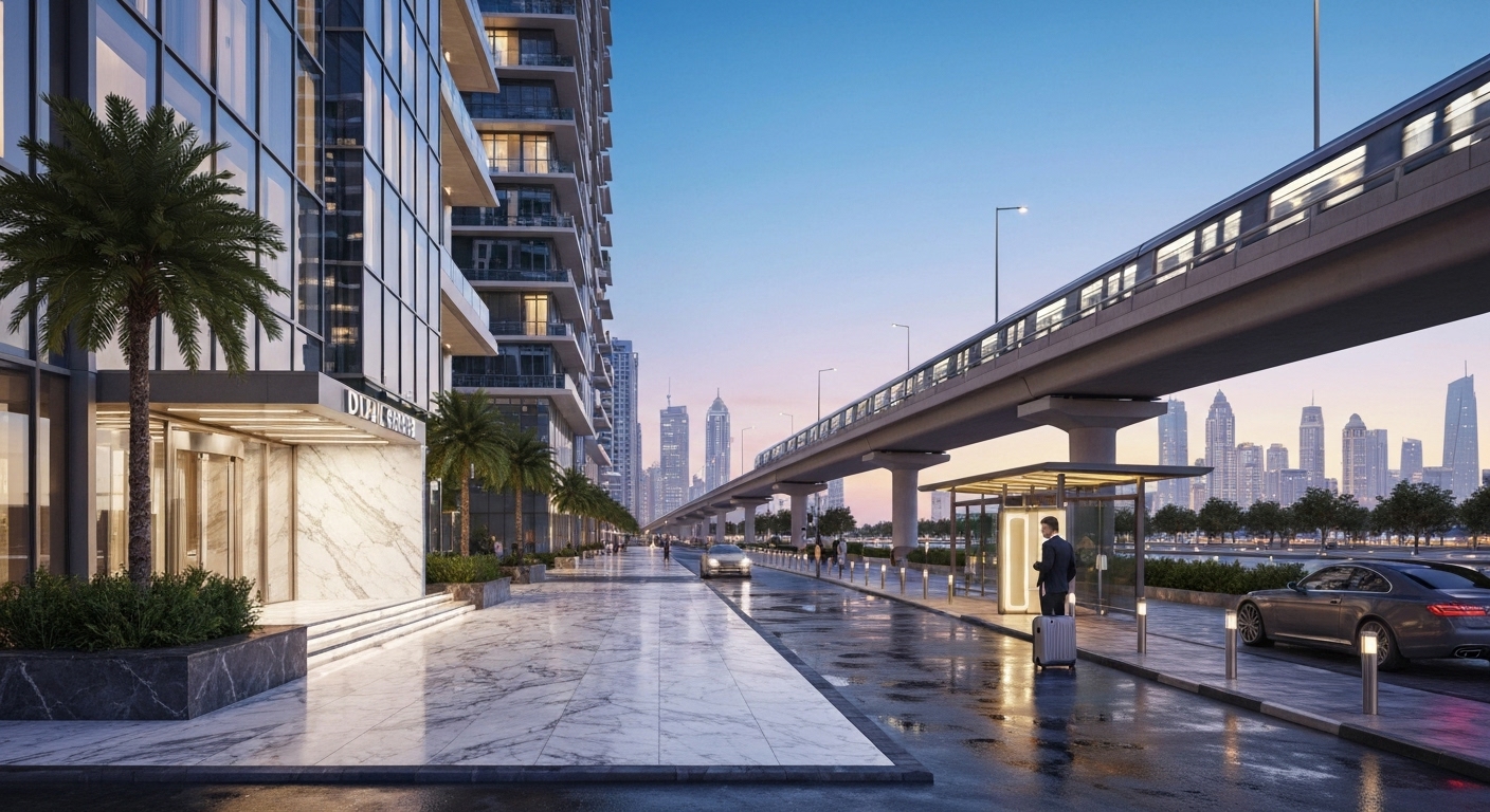 Dubai metro-adjacent areas for high rental income