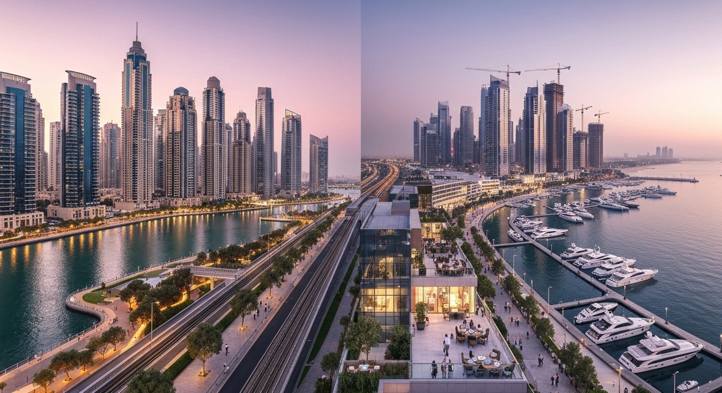 JLT vs Dubai Maritime City