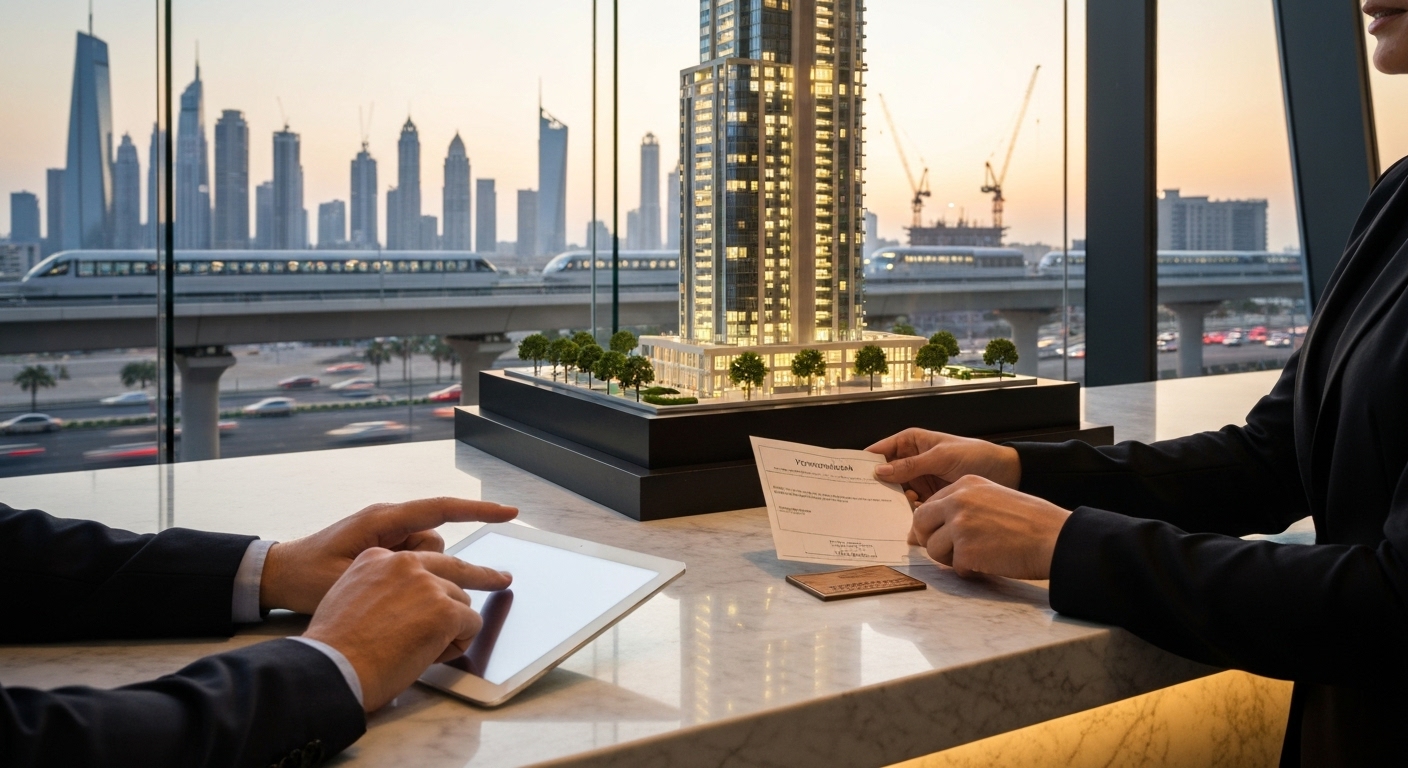booking fee vs down payment in Dubai