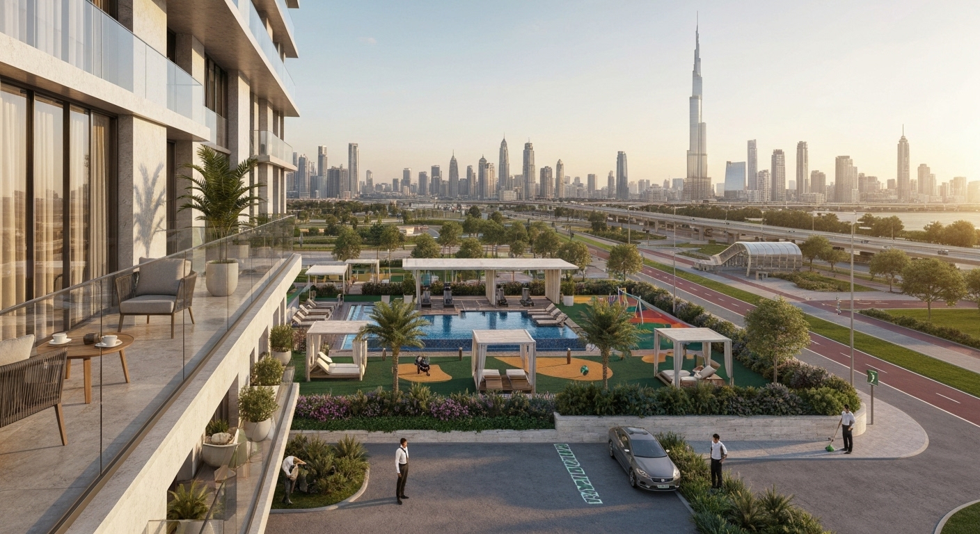 2BR service charges in Dubai