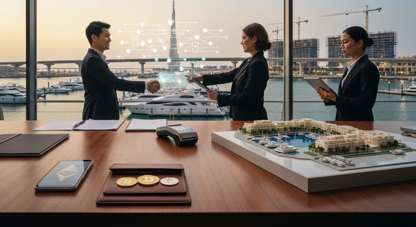 how to invest in Dubai property using cryptocurrency