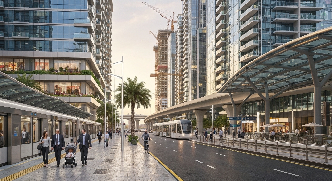 top metro-connected communities in Dubai