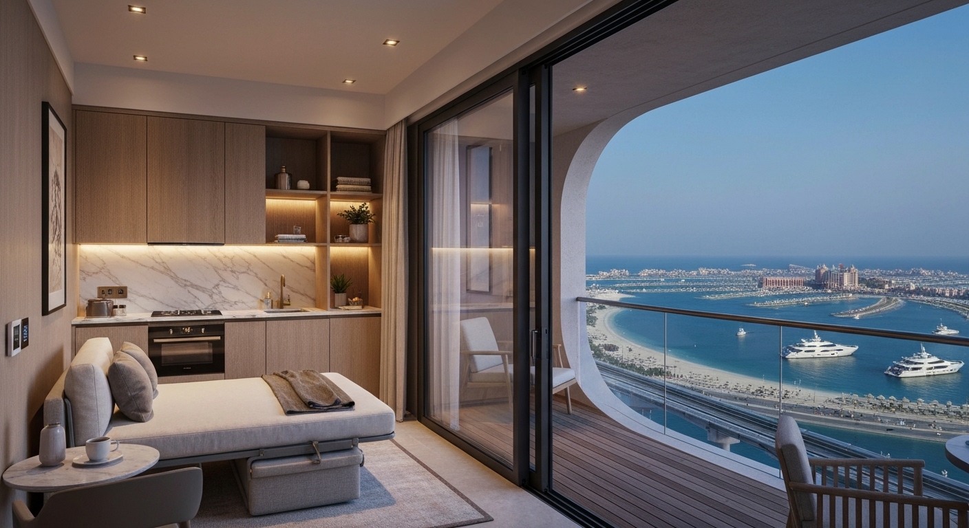 Palm Jumeirah studios are ideal for investment and luxury living
