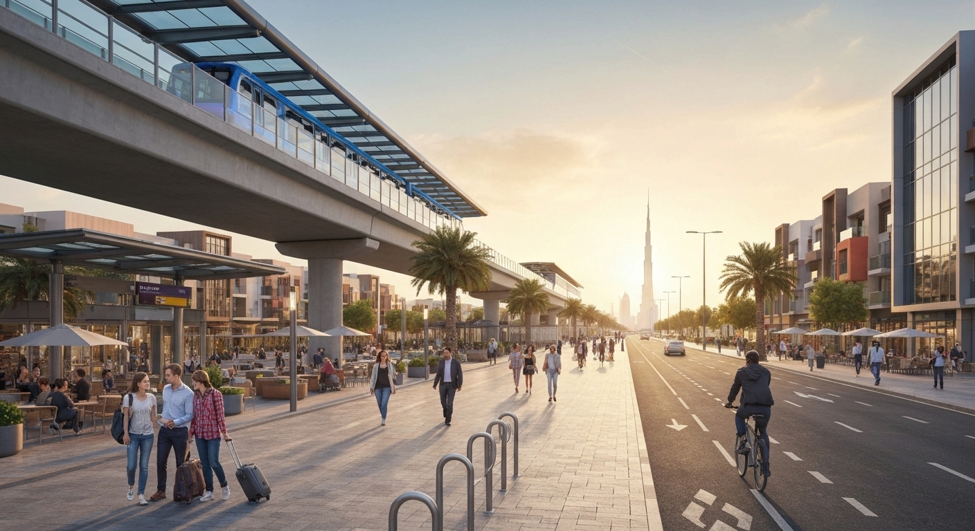 Dubai Metro Blue Line expansion influences International City property