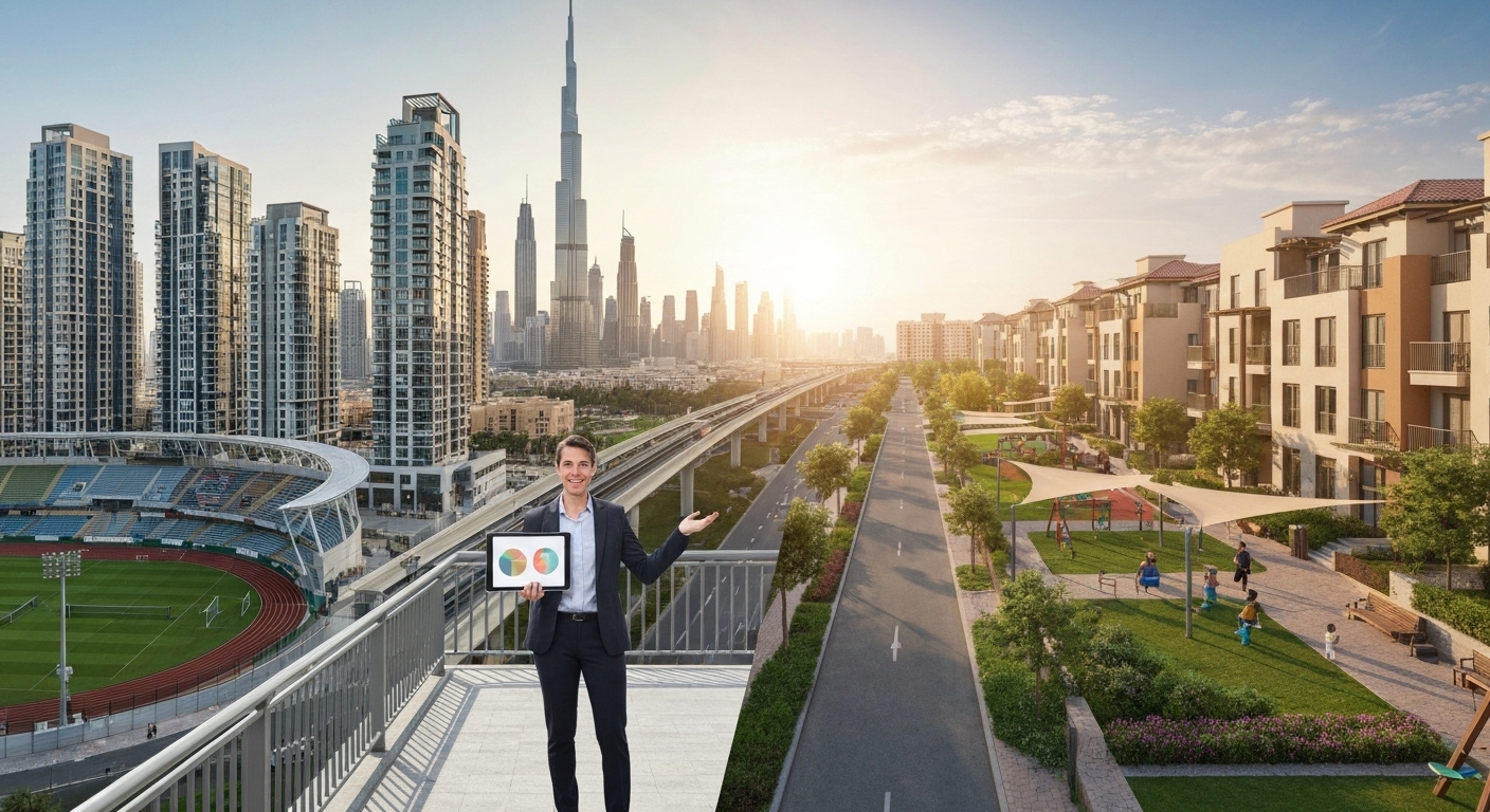 Dubai Sports City vs JVC