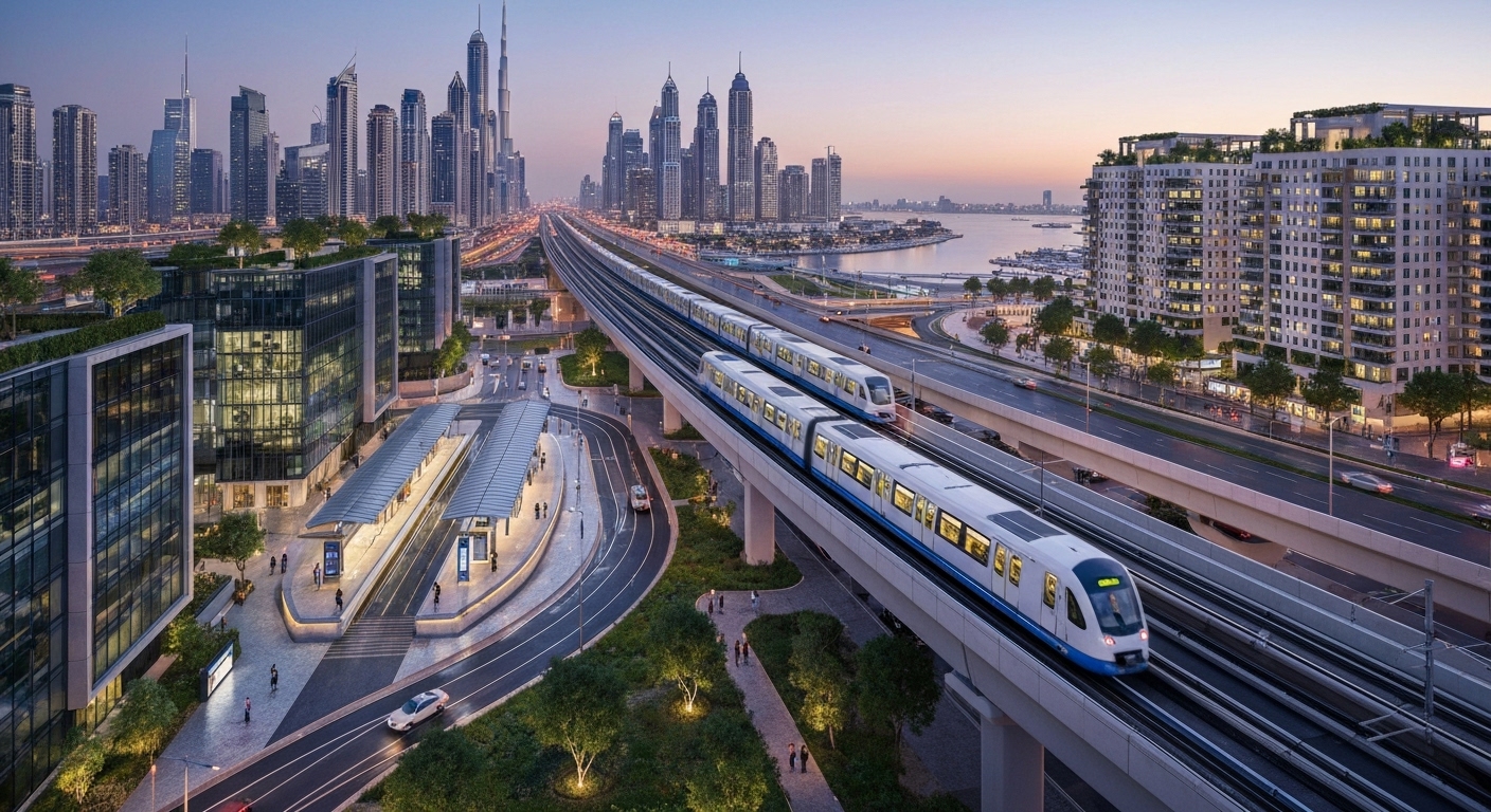 Dubai Blue Line Metro