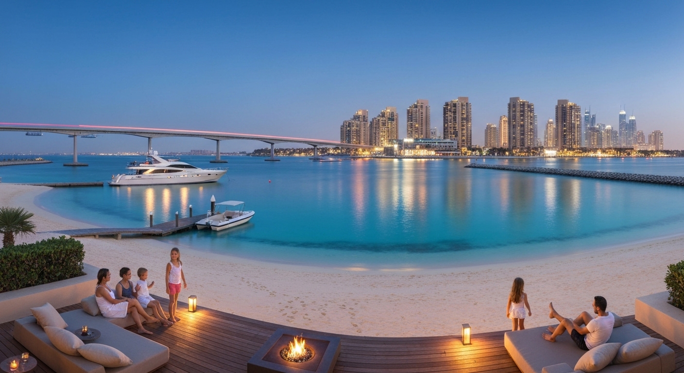 Palm Jumeirah Trunk vs Fronds