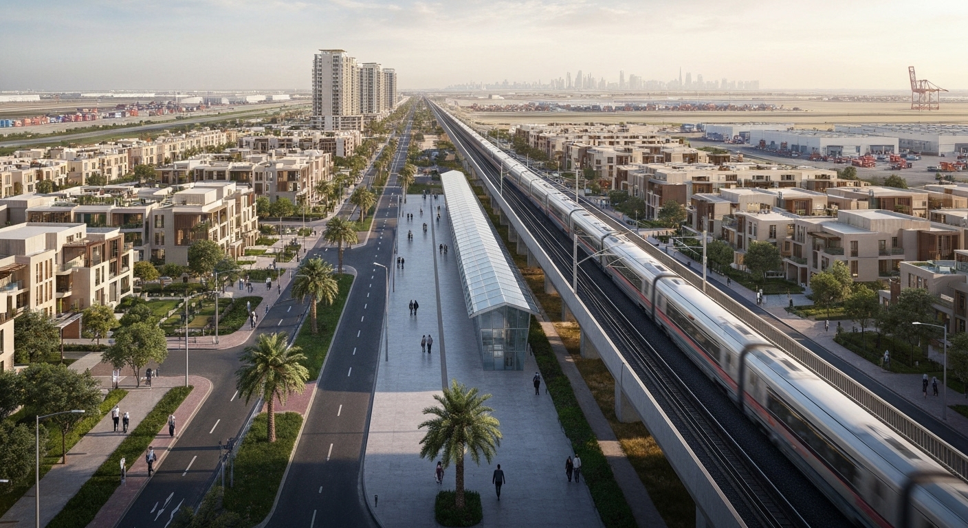 Etihad Rail connectivity is driving Dubai South’s property