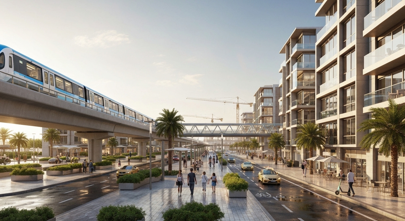 Dubai Metro Blue Line's impact on Mirdif and International City property