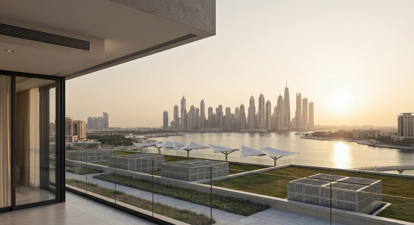 calculate Dubai apartment cooling charges (Chiller/DC) easily