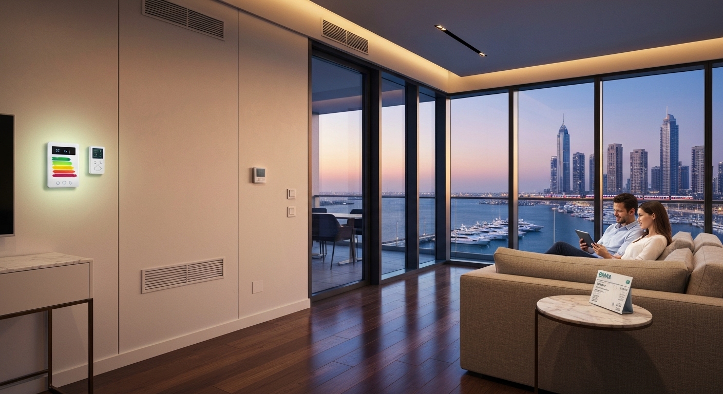 DEWA bills for 3-bed Dubai Marina apartments