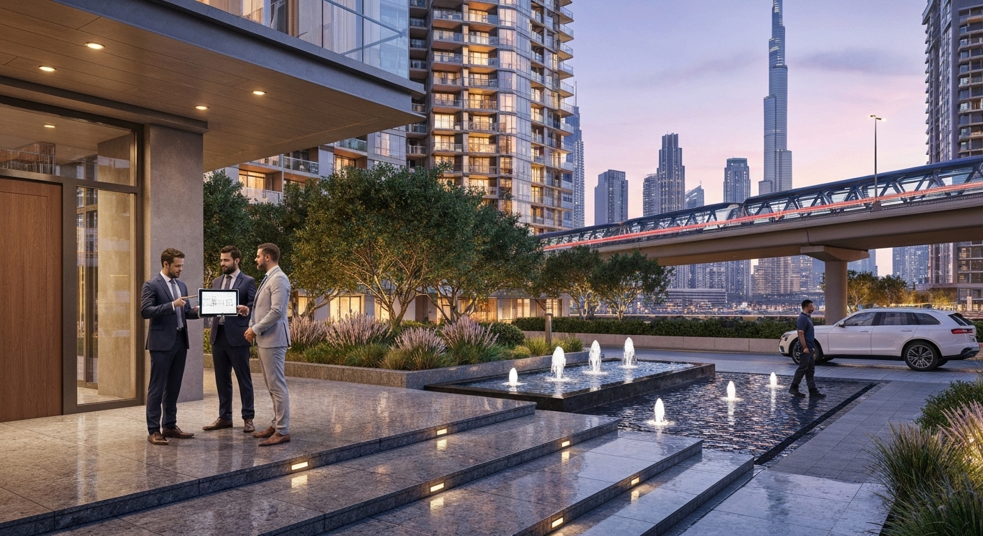 Dubai studio property management fees