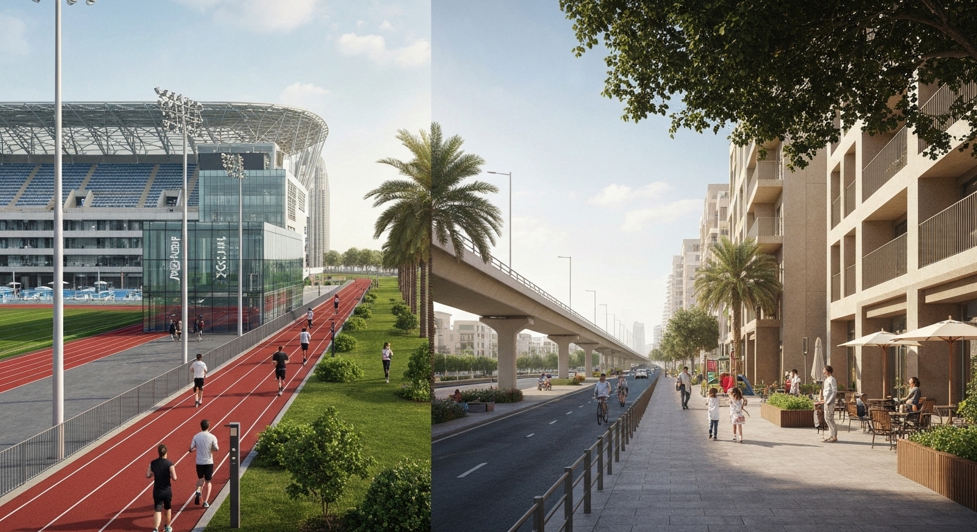 Dubai Sports City vs JVC Cost of Living Comparison