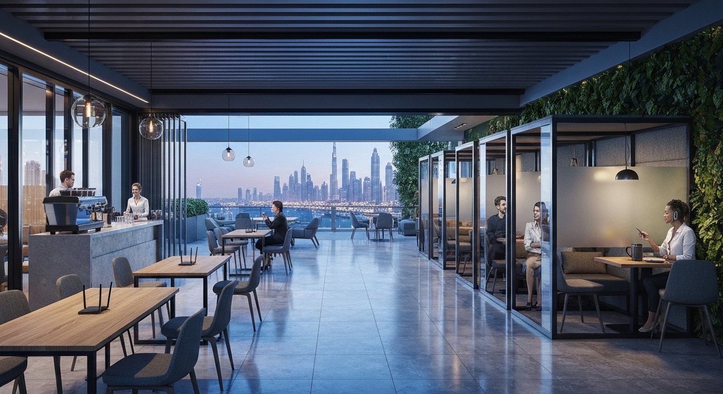 Dubai apartments with in-building co-working spaces