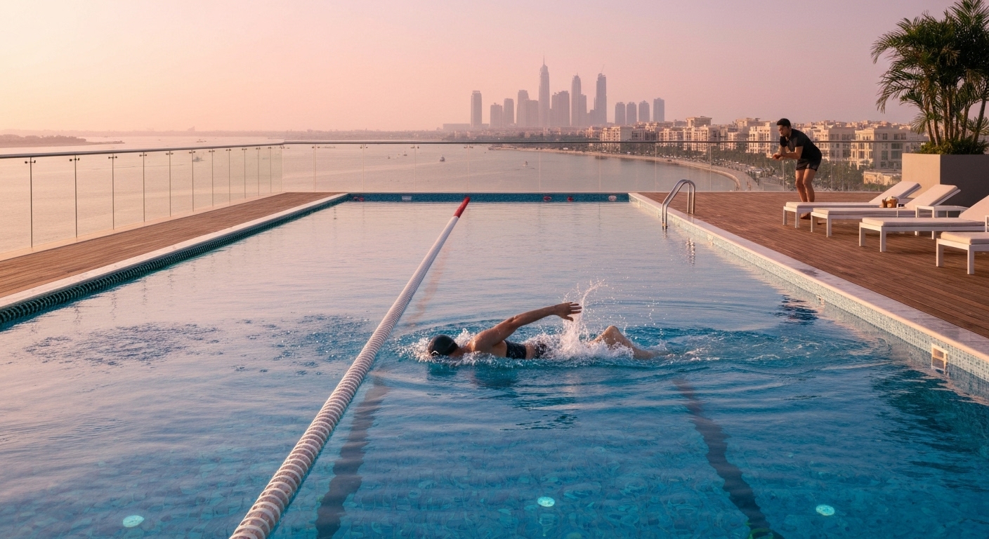 Best Dubai Apartments with Lap Pools for Swimmers