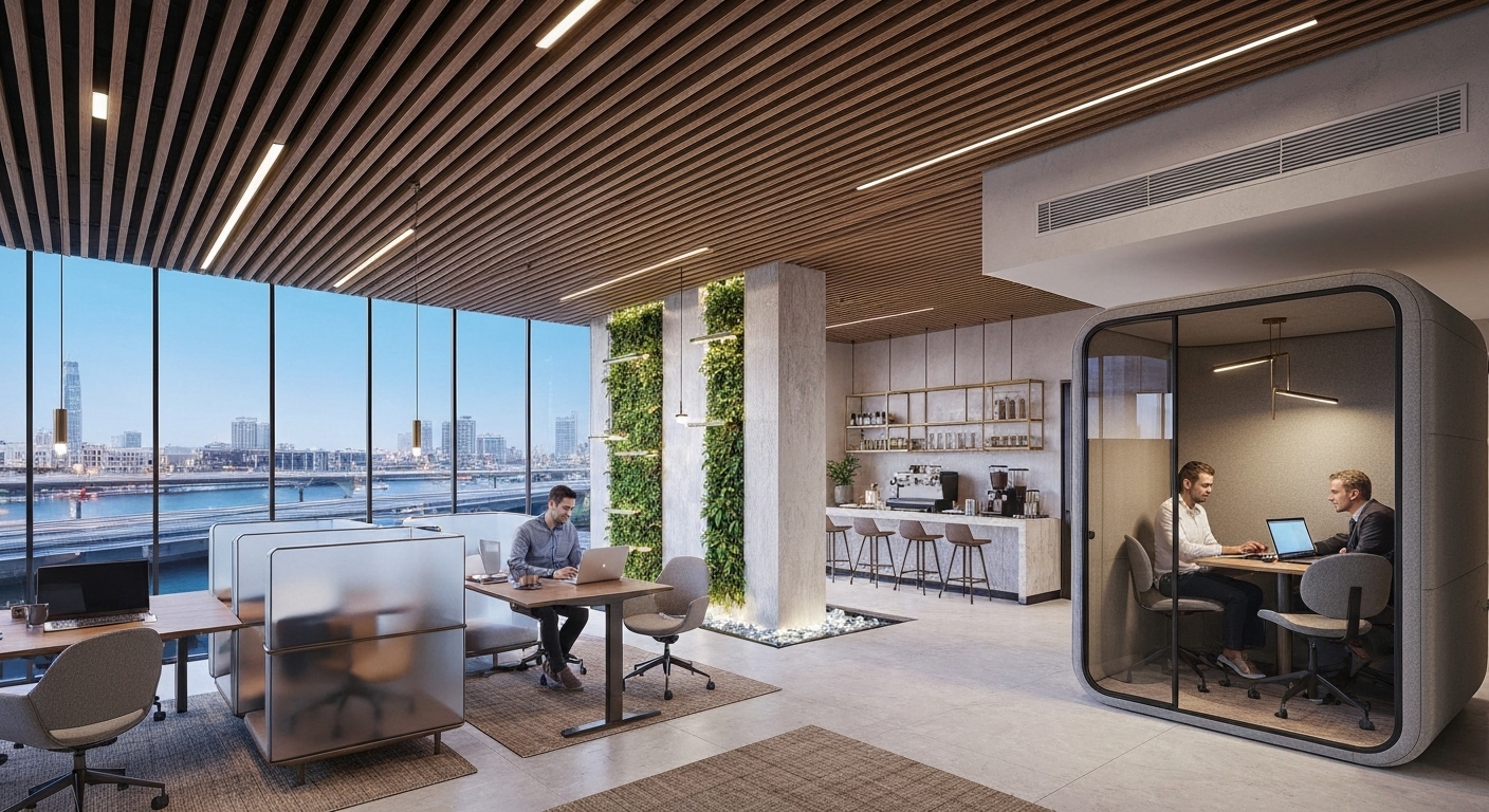 co-working spaces in Dubai residential projects