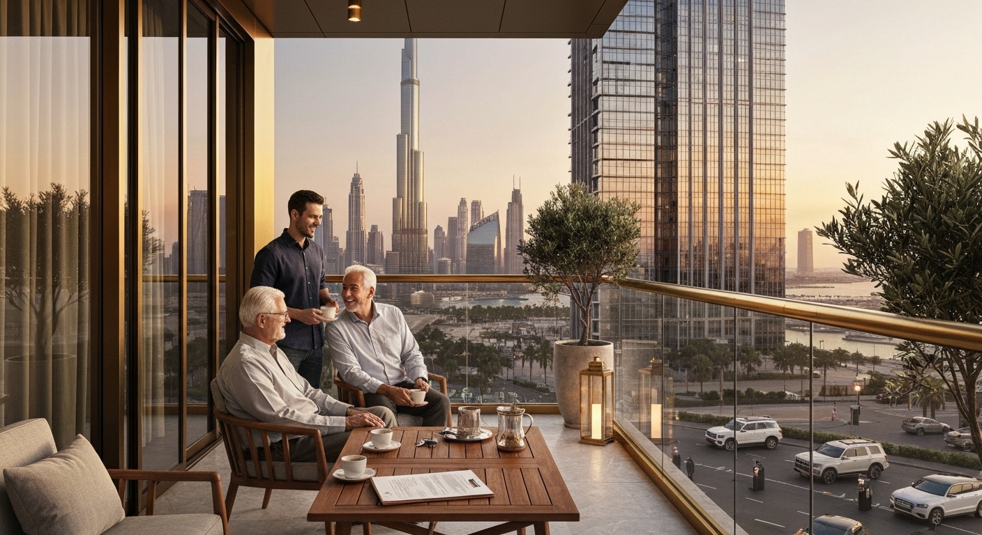 UAE Golden Visa for your parents through a qualifying property investment