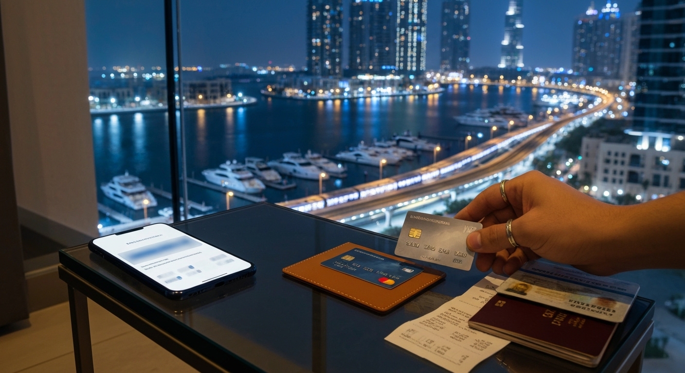 Pay Danube service charges using a foreign credit card