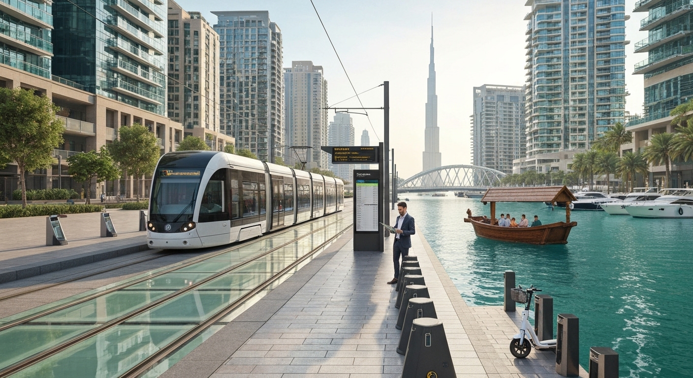 Top Dubai Areas with Public Transport Beyond Metro