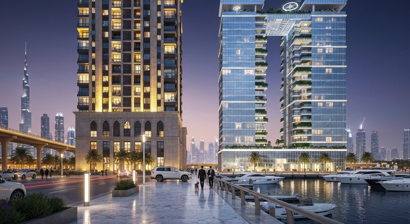 2010s vs 2020s Dubai Marina Towers