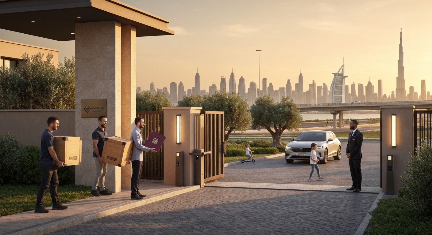 Company-Owned Property for Family Living in Dubai